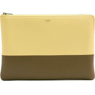 セリーヌ(celine)のセリーヌ　クラッチバッグ　バイカラー(クラッチバッグ)