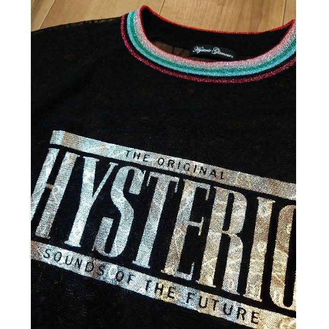 HYSTERIC GLAMOUR(ヒステリックグラマー)のHYSTERIC GLAMOUR　ヒステリックグラマー　シースルートップス レディースのトップス(カットソー(長袖/七分))の商品写真