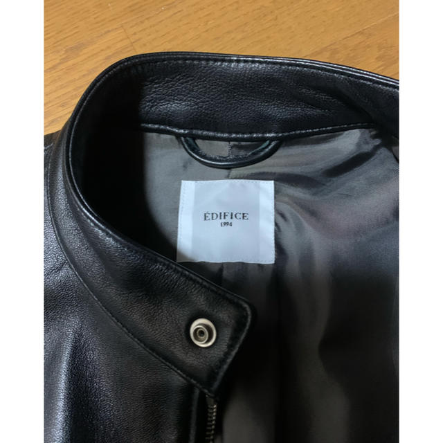 EDIFICE(エディフィス)の専用　EDIFICE シングルライダース　Sサイズ メンズのジャケット/アウター(ライダースジャケット)の商品写真
