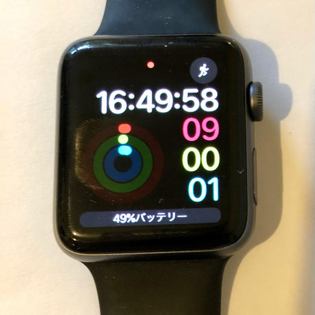 Apple Watch(アップルウォッチ)の超美品 Apple Watch Series3 セルラー 16GB 42mm メンズの時計(腕時計(デジタル))の商品写真