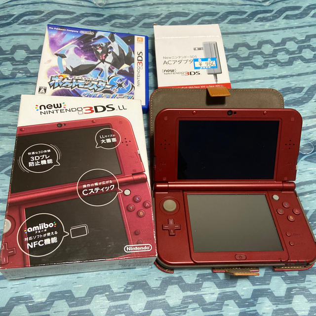 ニンテンドー　3DS LL 本体　メタリックレッド