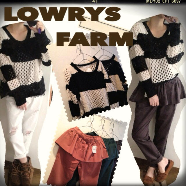 LOWRYS FARM(ローリーズファーム)のタグ付/LOWRYS/ぺプラムパンツ レディースのパンツ(チノパン)の商品写真