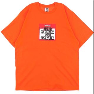 シュプリーム(Supreme)のBLACK EYE PATCH / LABEL TEE / オレンジ(Tシャツ/カットソー(半袖/袖なし))