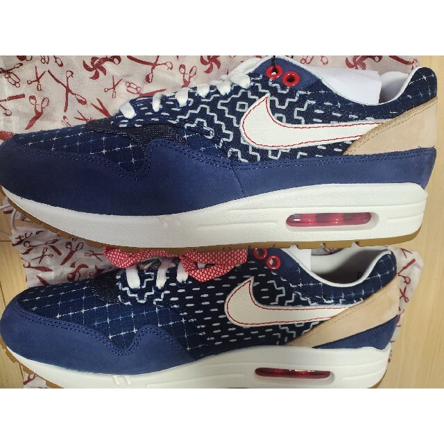 DENHAM(デンハム)のDENHAM × NIKE AIR MAX 1 BLUEデンハム　ナイキ メンズの靴/シューズ(スニーカー)の商品写真