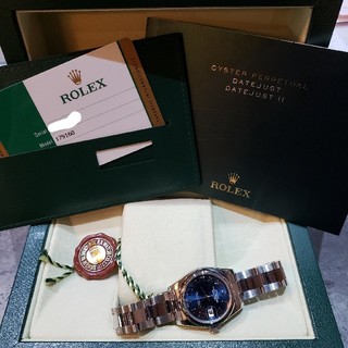 ロレックス(ROLEX)のロレックス デイトジャスト 179160 ランダム レディース ブルー(腕時計)