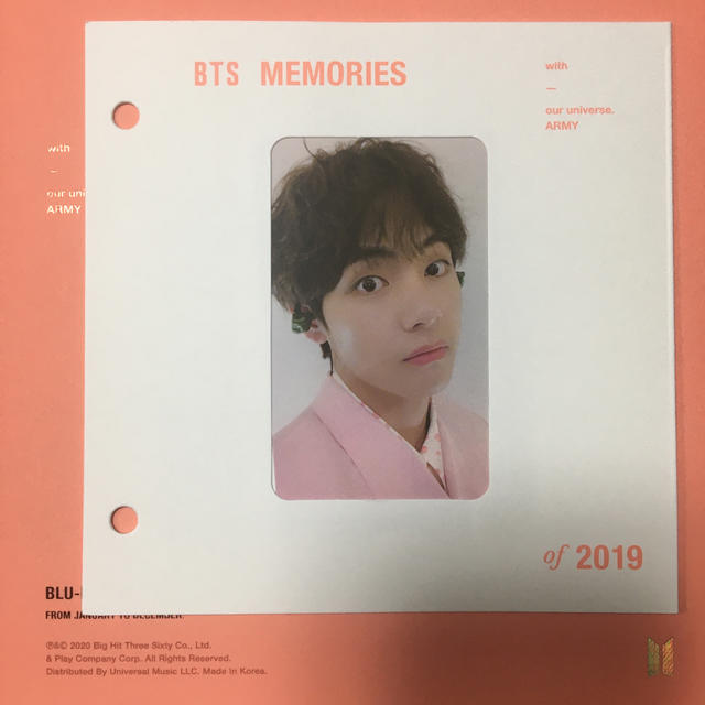 BTS Memories 2019 トレカ　テテ