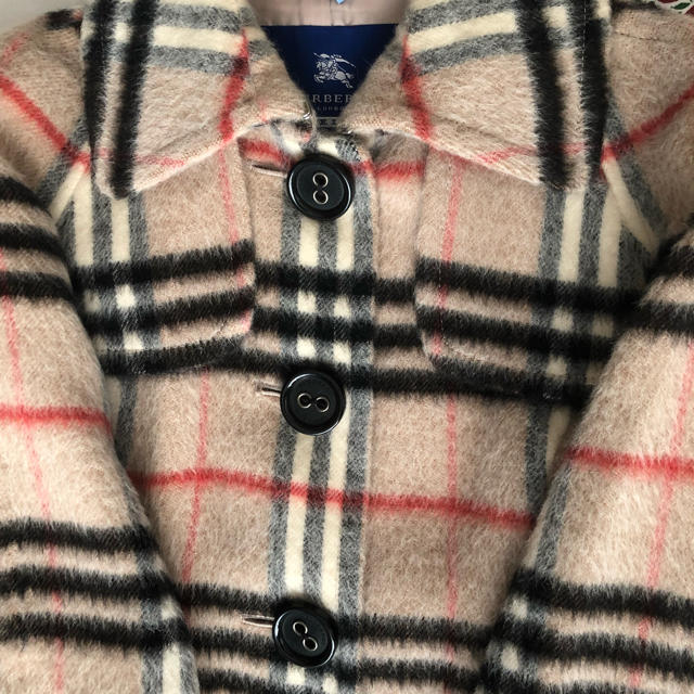 BURBERRY BLUE LABEL(バーバリーブルーレーベル)のバーバリーブルーレーベル　チェック　コート レディースのジャケット/アウター(その他)の商品写真