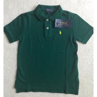 ポロラルフローレン(POLO RALPH LAUREN)の【新品未使用タグ付き】ラルフローレン半袖ポロシャツ　ダークグリーン　115cm(Tシャツ/カットソー)