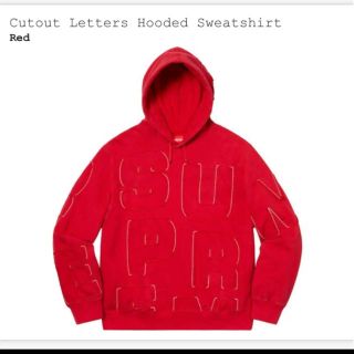 シュプリーム(Supreme)のSupreme Cutout Letters Hooded Sweatshirt(パーカー)