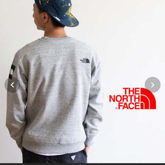 THE NORTH FACE(ザノースフェイス)のノースフェイス　トレーナー　グレー　L 新品未使用 メンズのトップス(パーカー)の商品写真