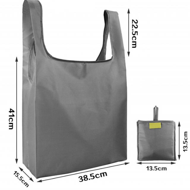 エコバッグ　ブラック【しっかり厚手タイプ】マイバック メンズ おすすめ メンズのバッグ(エコバッグ)の商品写真
