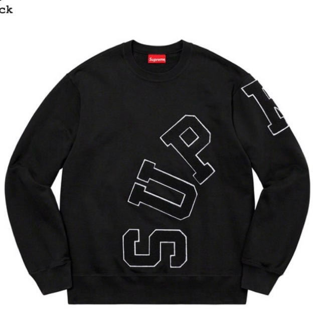 ブラックサイズ【M】Big Arc Crewneck