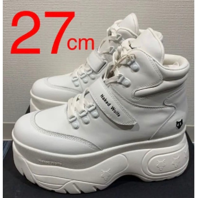 Balenciaga(バレンシアガ)の27cm❗️NAKED WOLFE White 厚底スニーカー 白 メンズの靴/シューズ(スニーカー)の商品写真