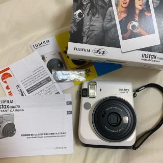 フジフイルム(富士フイルム)のチェキ　intaxmini70 ホワイト(フィルムカメラ)