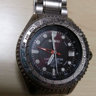 セイコー(SEIKO)のランドマスターkinetic onepiece チタン製6months　腕時計(腕時計(アナログ))