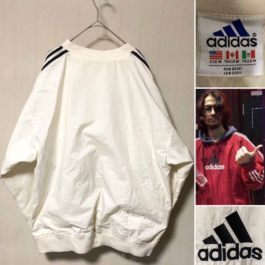 adidas - 90s adidas 常田大希 万国旗タグ プルオーバー adidas - 90s adidas 常田大希 万国旗タグ プルオーバー