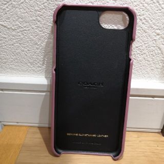 コーチ(COACH)の[新品未使用コーチCoach]iphone7レザーケース(スマホケース)