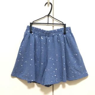 ダブルクローゼット(w closet)の【w closet】月と星柄キュロット(キュロット)