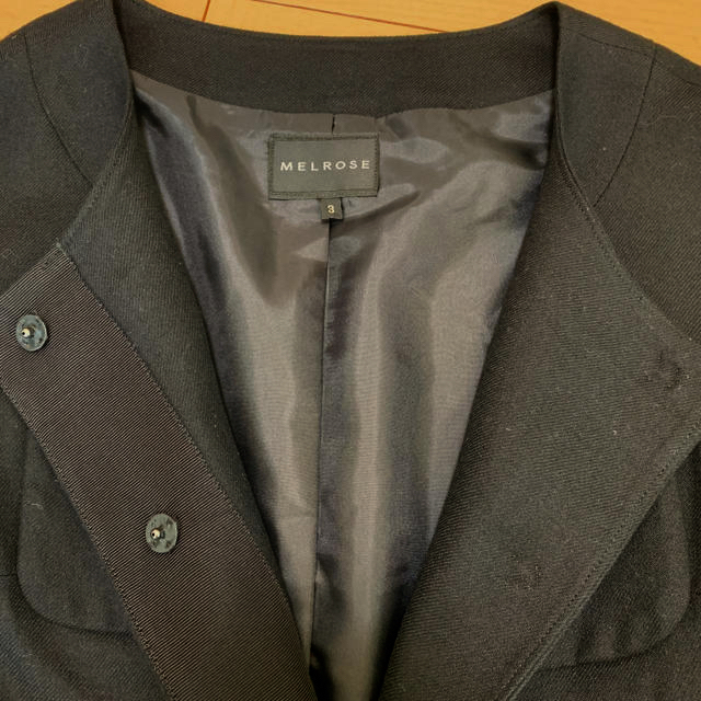MELROSE(メルローズ)の美品　メルローズ レディースのジャケット/アウター(ノーカラージャケット)の商品写真