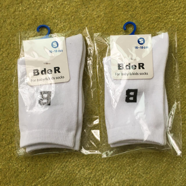 B de R(ビーデアール)のB de R ソックス　16〜18㎝　２足 キッズ/ベビー/マタニティのこども用ファッション小物(靴下/タイツ)の商品写真