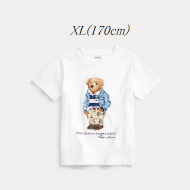 Ralph Lauren(ラルフローレン)のRalph Lauren プレッピー ベア Tシャツ ボーイズXL 170 キッズ/ベビー/マタニティのキッズ服男の子用(90cm~)(Tシャツ/カットソー)の商品写真