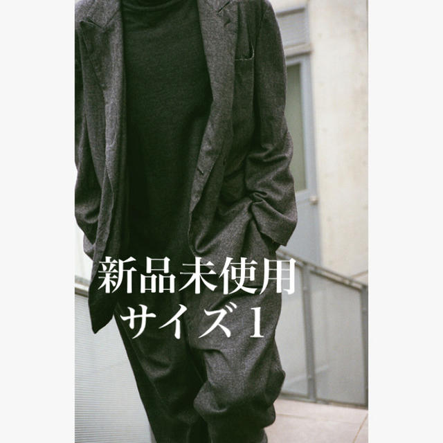 COMOLI(コモリ)の新品未使用19AW COMOLI ウールシルク ダブルチェスターコート1 タグ付 メンズのジャケット/アウター(チェスターコート)の商品写真