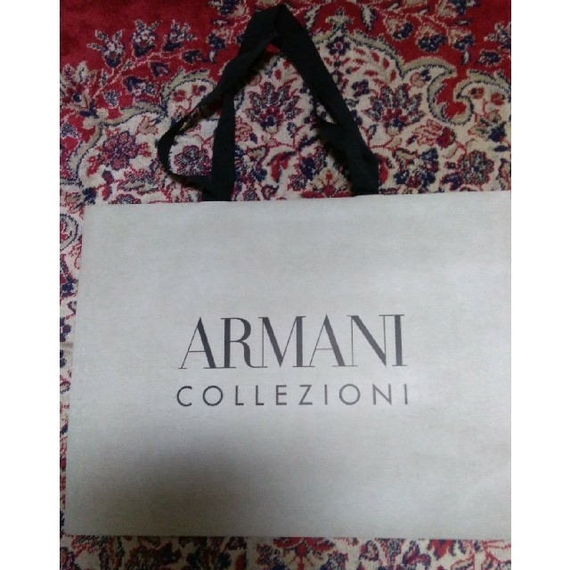 ARMANI COLLEZIONI(アルマーニ コレツィオーニ)のブランド紙袋1点♪ メンズのメンズ その他(その他)の商品写真