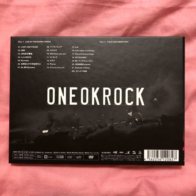 ONE OK ROCK(ワンオクロック)の中古／“残響リファレンス”TOUR in YOKOHAMA ARENA DVD エンタメ/ホビーのDVD/ブルーレイ(ミュージック)の商品写真