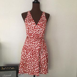 ダイアンフォンファステンバーグ(DIANE von FURSTENBERG)のダイアン 美品 シルクサマーワンピ(ミニワンピース)