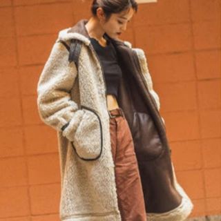 アルファインダストリーズ(ALPHA INDUSTRIES)のアルファインダストリーズ　コート　ボアコート(ロングコート)