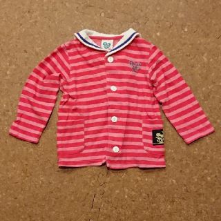 エフオーキッズ(F.O.KIDS)の●GO SPROUT カーディガン 羽織 長袖シャツ サイズ８０(シャツ/カットソー)