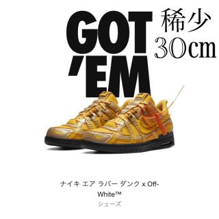 ナイキ(NIKE)のナイキ オフホワイト　エア ラバー ダンク x Off-White™ シューズ(スニーカー)