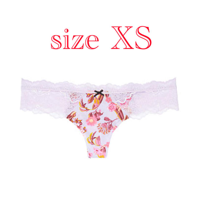 Victoria's Secret(ヴィクトリアズシークレット)のストレッチコットンレースソング♡XSサイズ レディースの下着/アンダーウェア(ショーツ)の商品写真