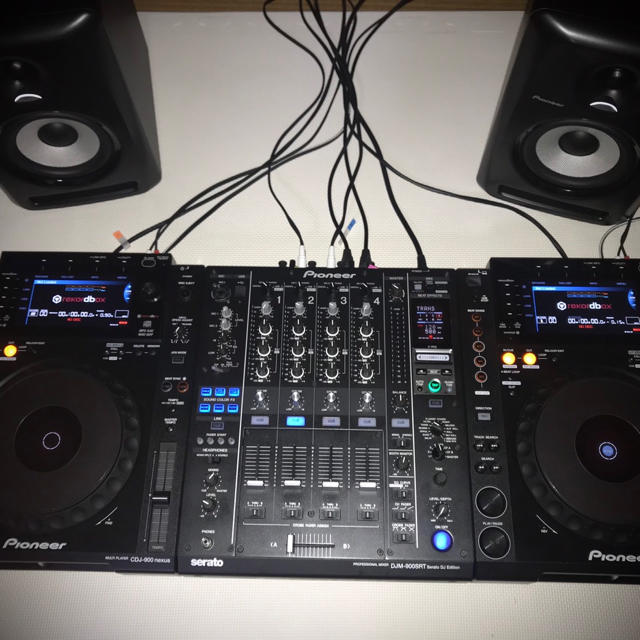 Pioneer CDJ900NXS+DJM900SRT＋スピーカー＋DJテーブル