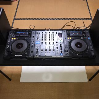 パイオニア(Pioneer)のPioneer CDJ900NXS+DJM900SRT＋スピーカー＋DJテーブル(CDJ)