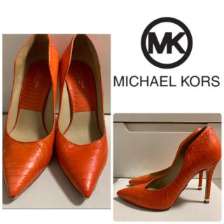 MICHAEL KORS 赤ピンヒールパンプス