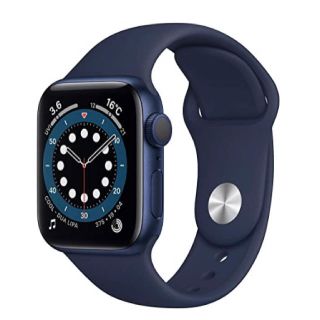 アップル(Apple)のApple Watch Series6 40mm GPS ブルーアルミニウム(その他)