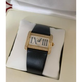 カルティエ(Cartier)のカルティエ ☆タンクディヴァン　K18YG(腕時計)