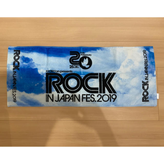 ROCK IN JAPAN 2019 フェイスタオルの通販 by rm shop｜ラクマ