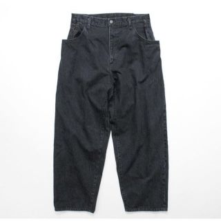 サンシー(SUNSEA)のstein EX Wide Hooked Denim Jeans サイズS(デニム/ジーンズ)