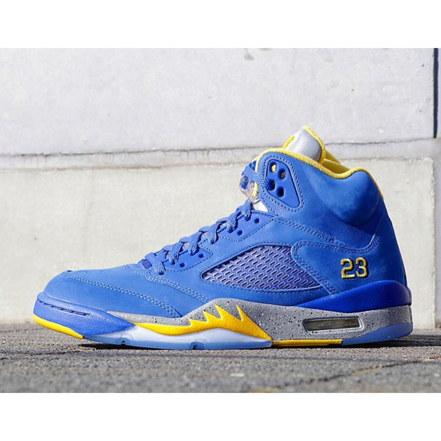 NIKE(ナイキ)のNIKE Jordan5 Laney ナイキ ジョーダン5 レネリー　ロイヤル メンズの靴/シューズ(スニーカー)の商品写真