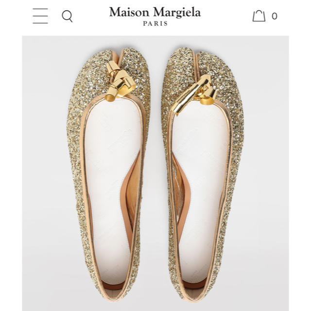 Maison Martin Margiela(マルタンマルジェラ)の新品☆最終値下げ！37マルジェラmargielaタビバレエtabi レディースの靴/シューズ(バレエシューズ)の商品写真