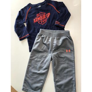 アンダーアーマー(UNDER ARMOUR)のアンダーアーマー　キッズ　上下セット　18M(Tシャツ/カットソー)