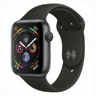 アップル(Apple)の【新品】Apple Watch Series4 44mm GPS スペースグレイ(腕時計(デジタル))