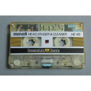 マクセル(maxell)のMAXELL ヘッドクリーナー　HE-45 消磁器(その他)