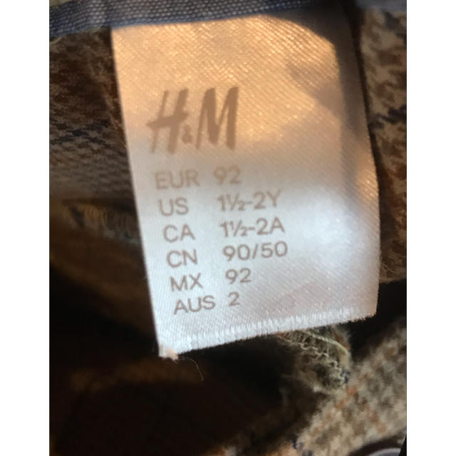 H&M(エイチアンドエム)の着用一回 キッズ/ベビー/マタニティのキッズ服男の子用(90cm~)(パンツ/スパッツ)の商品写真