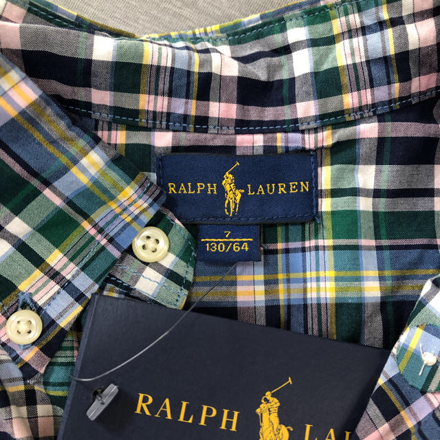 Ralph Lauren(ラルフローレン)の【新品未使用】ラルフローレン  キッズシャツ キッズ/ベビー/マタニティのキッズ服男の子用(90cm~)(ブラウス)の商品写真