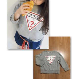 ゲス(GUESS)のGUESS キッズロゴスウェット【105】(Tシャツ/カットソー)