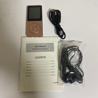 【中古】mp3プレーヤー16GB Bluetooth4.0 ピンク(ポータブルプレーヤー)