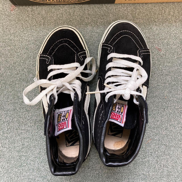 22cm MADE IN USA新品 　VANS Sk8-Hi 黒 箱付き | フリマアプリ ラクマ